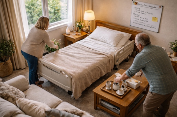 Read more about the article Creating a Calm Hospice Space at Home: Room Setup and Schedules