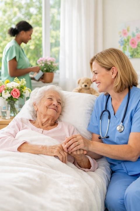 a caregiver providing exceptional hospice care services in Muskogee, OK